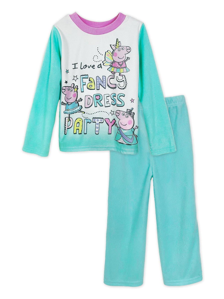 Peppa Pig Toddler Girls Fancy Dress Party 2 Piece Pajama Set – Premium  Apparel Shop