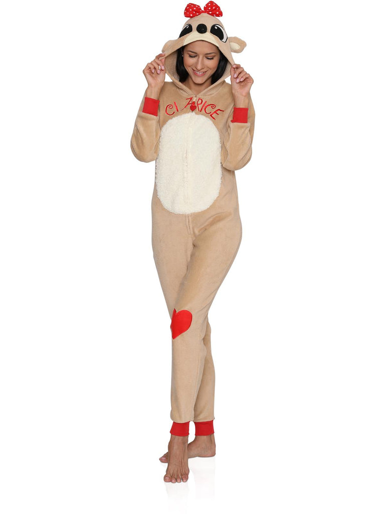 Rudolph the Red-Nosed Reindeer Clarice Union Suit Onesie Pajama