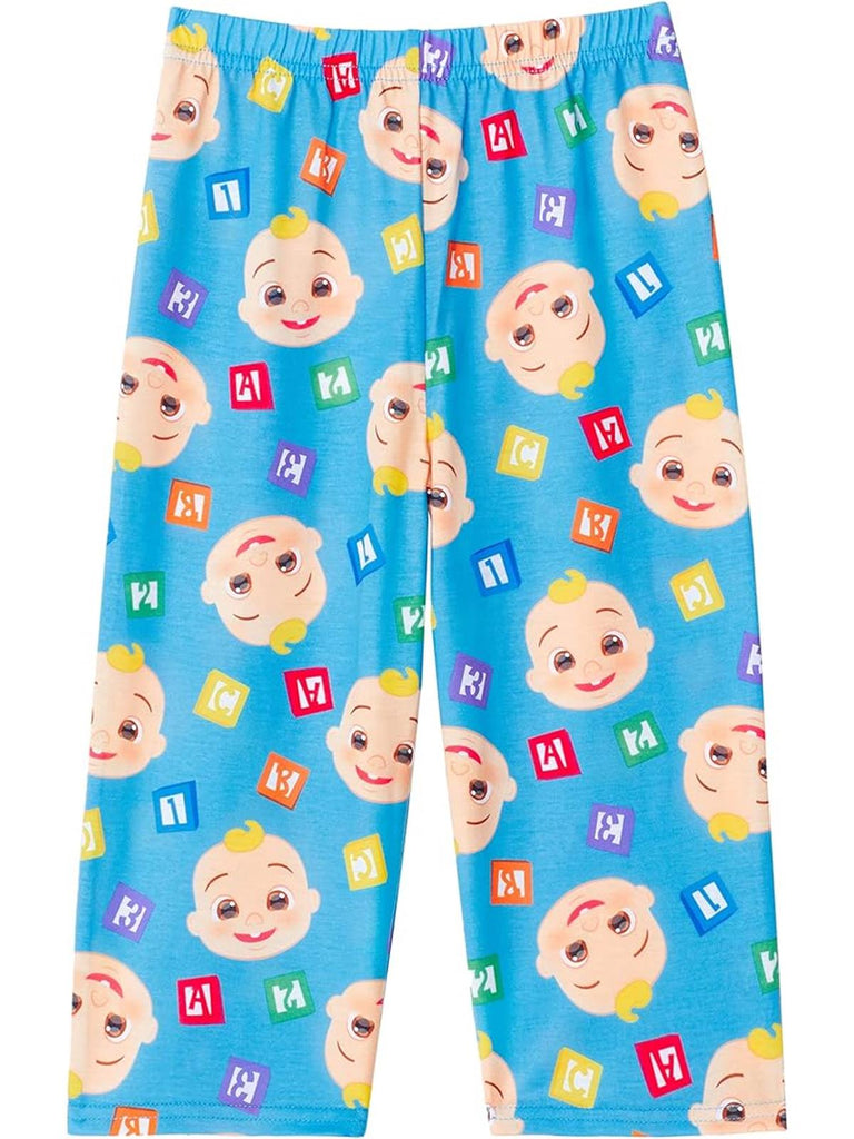 CoComelon Boys Pajamas for Toddler Kids | 4 Piece Sleepwear Sets for Toddler Boys Pajama Bottoms and Sleep Shirts Blue