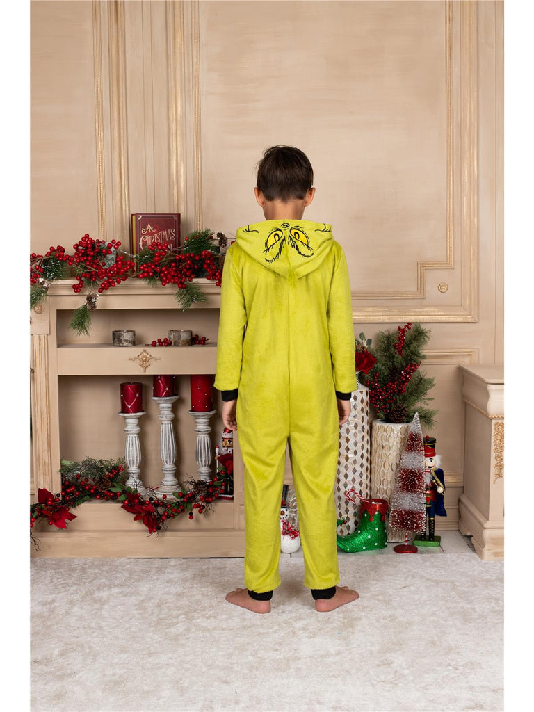 Dr. Seuss Grinch Family Matching Onesie Pajama Costume Union Suit