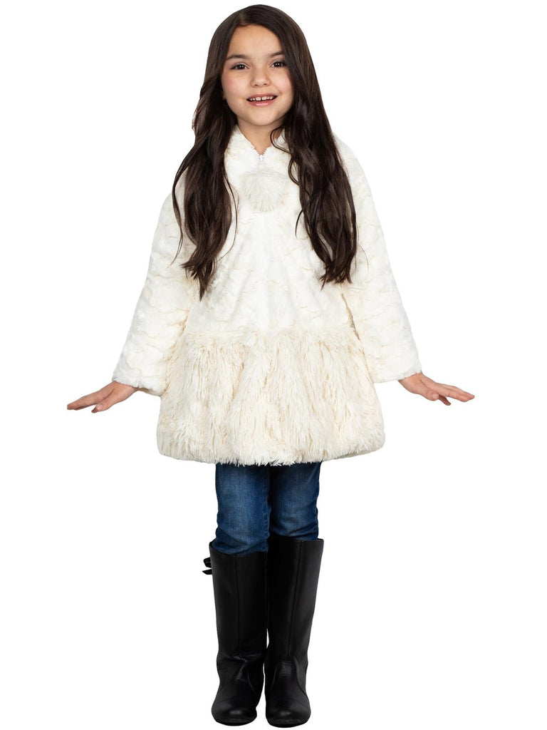 American Widgeon Hooded Shag Bottom Coat and Muff