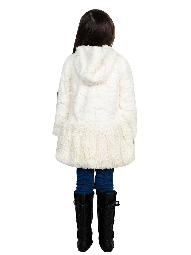 American Widgeon Hooded Shag Bottom Coat and Muff