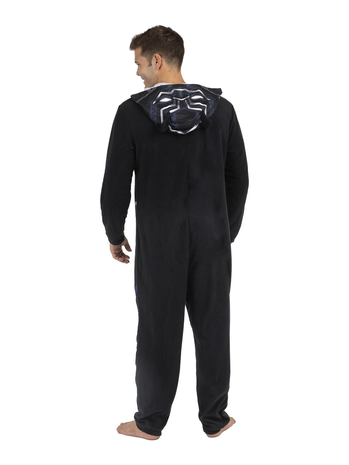 Marvel Black Panther Men s Onesie Pajama Costume Wakanda Forever Premium Apparel Shop