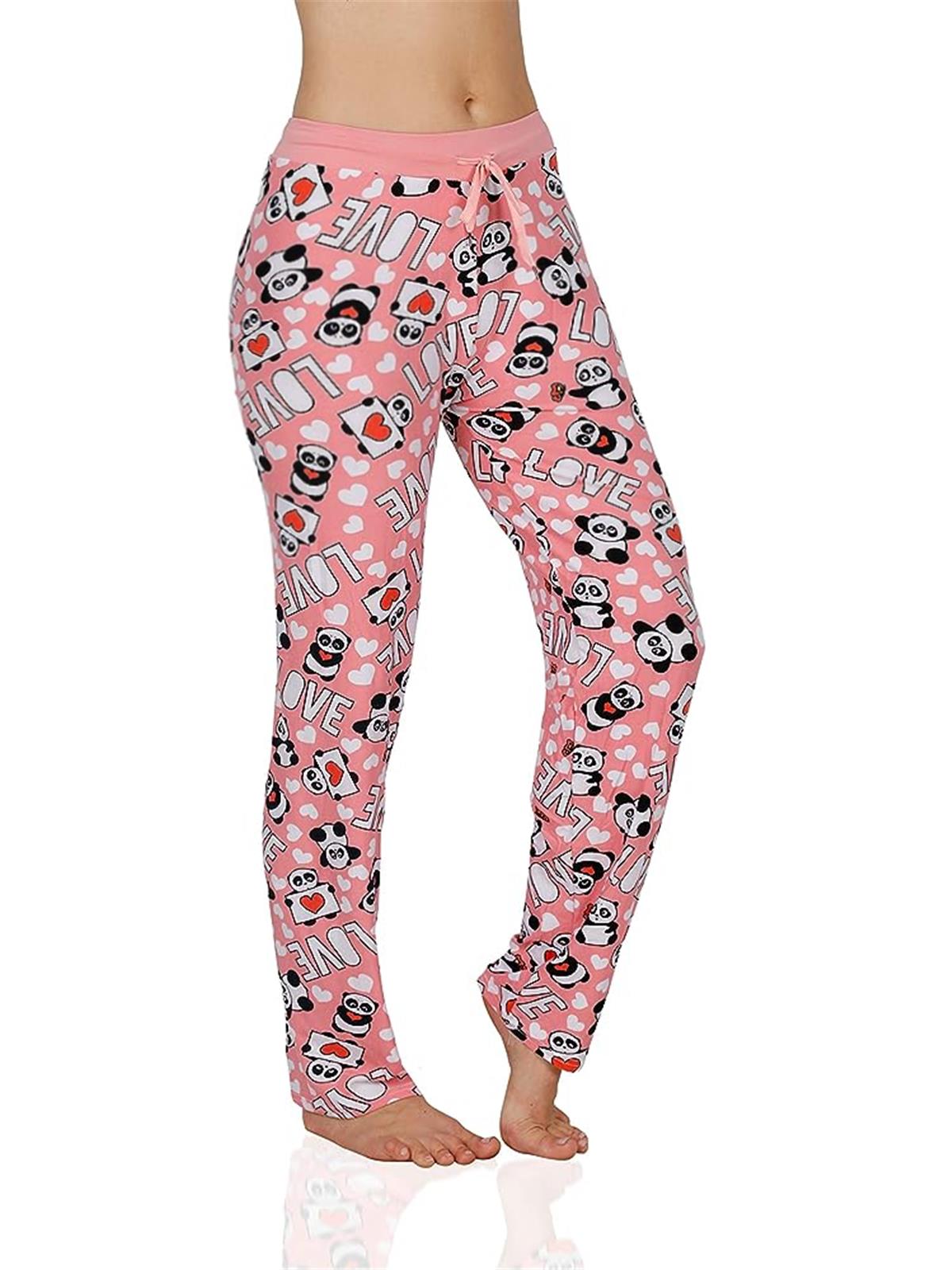 Women's Victoria Collection Super Soft Lounge Pajama Pants, Panda