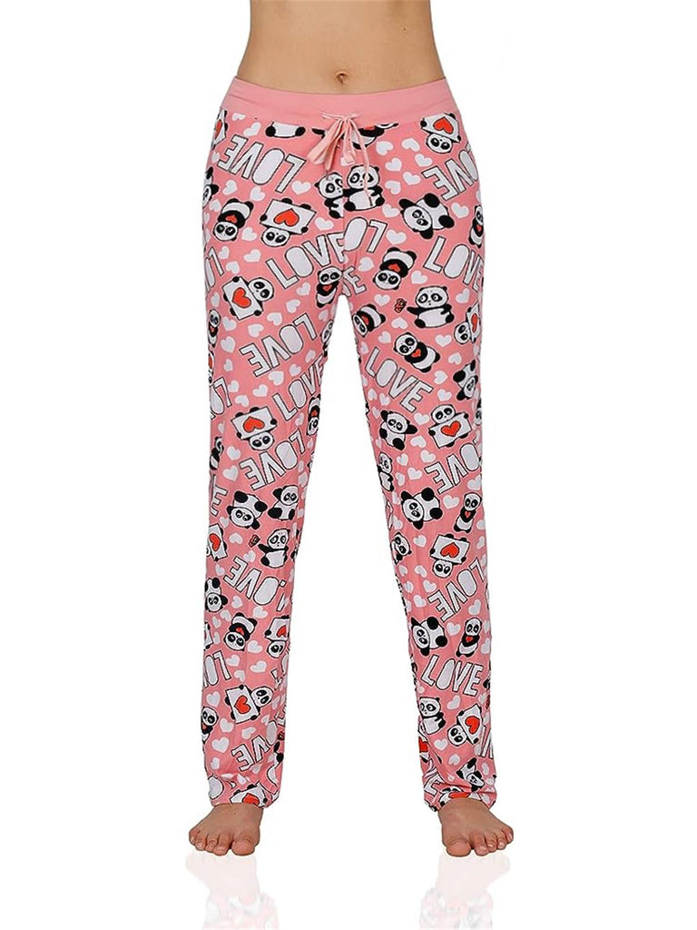 Women's Victoria Collection Super Soft Lounge Pajama Pants, Panda Print