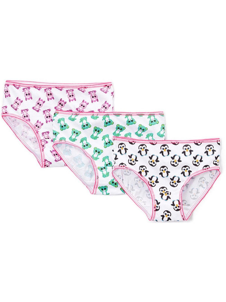 TY Big Girls's Beanie Boo's 6 Pack Brief Underwear