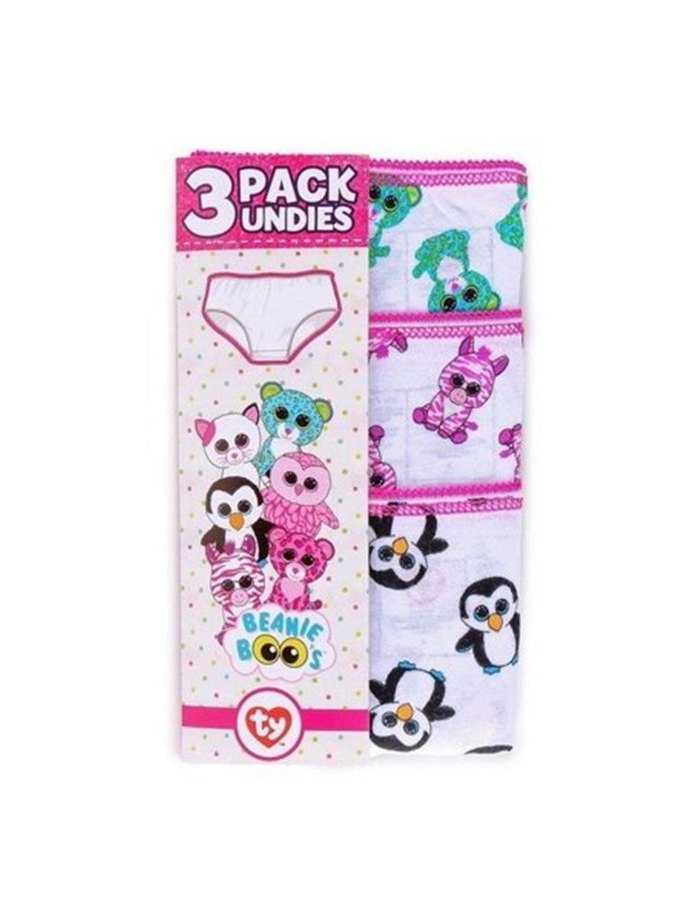 TY Big Girls's Beanie Boo's 6 Pack Brief Underwear