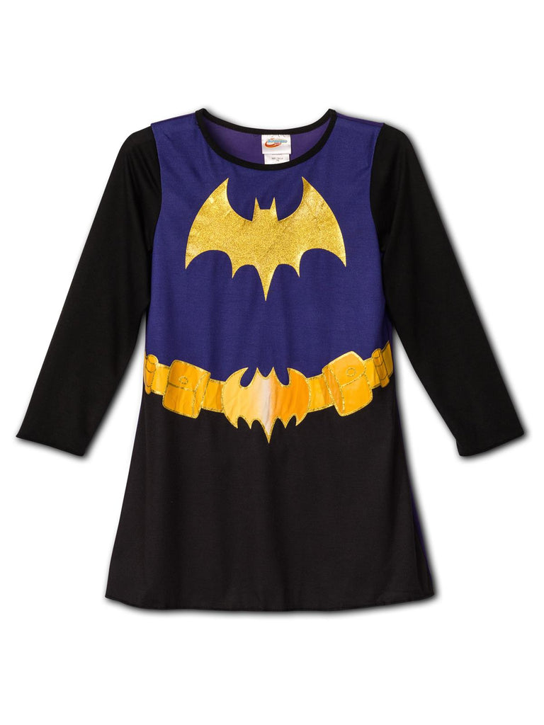 DC Comics Batgirl Super Heroes Long Sleeve Nightgown Sleepwear