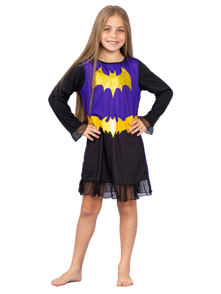 DC Comics Batgirl Super Heroes Long Sleeve Nightgown Sleepwear