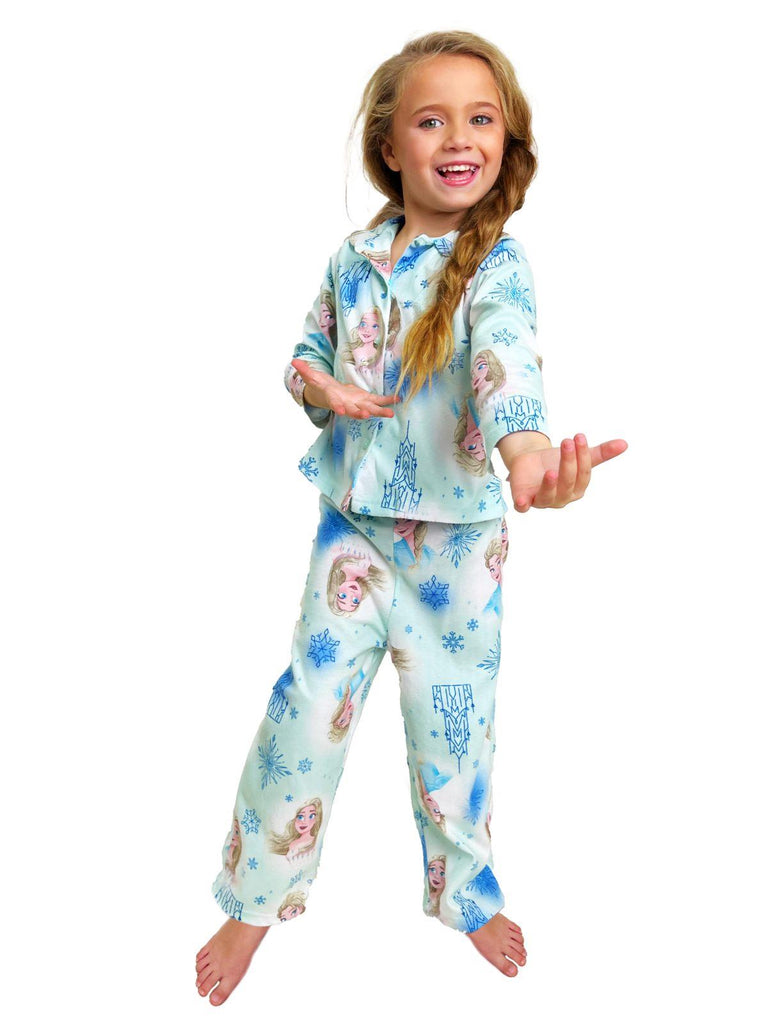 Disney Frozen Toddler Girls' Coat 2 Piece Pajama Set