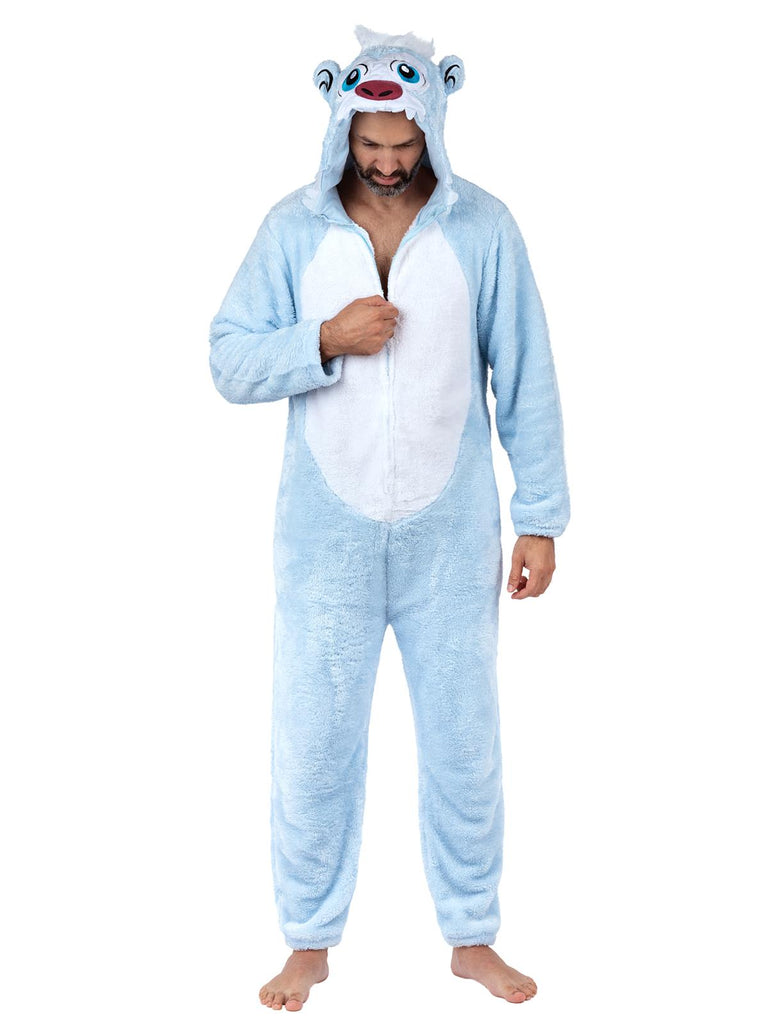 Briefly Stated Men's Abominable Snowman Lounge Union Suit (2XL