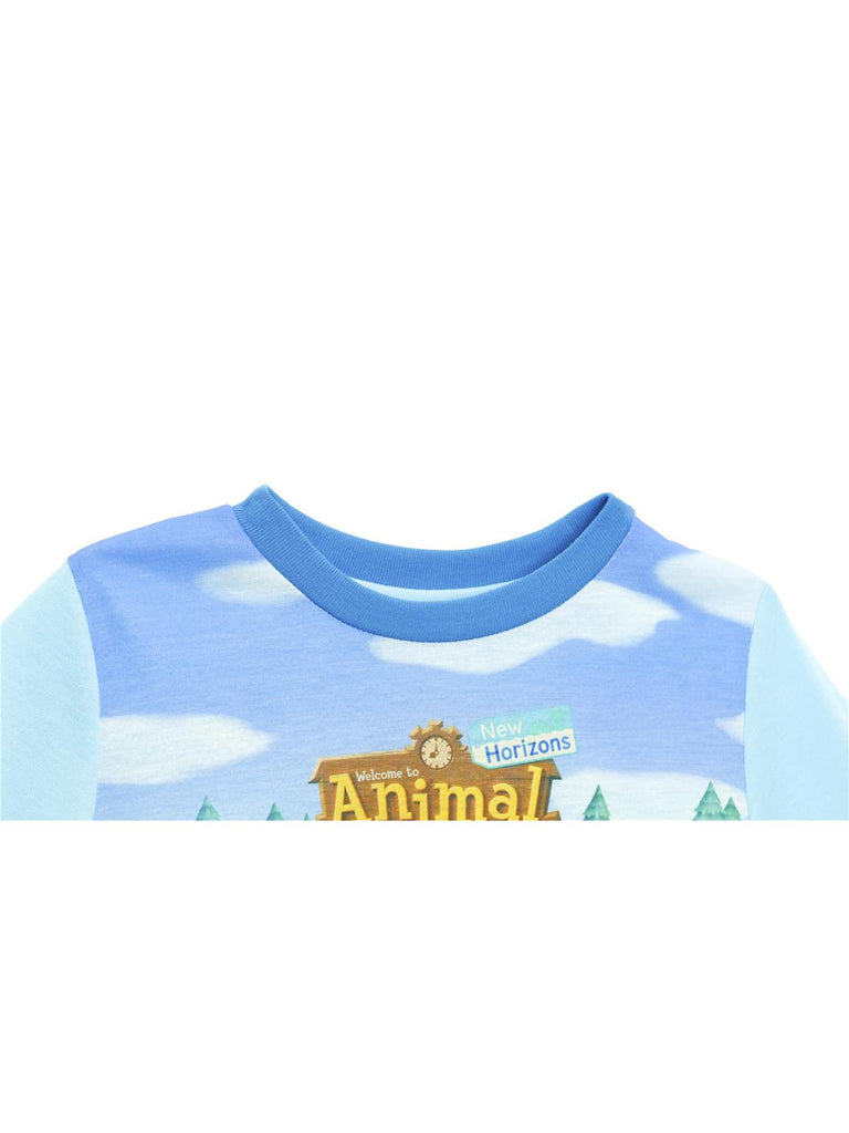 Animal Crossing Boys' Pajama 3 Piece Sleep Set, Short Sleeve