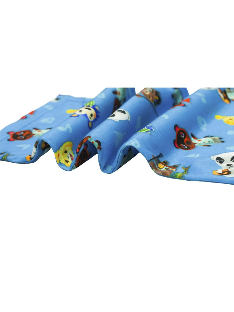 Animal Crossing Boys' Pajama 3 Piece Sleep Set, Short Sleeve