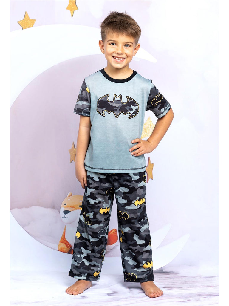 DC Comics Batman Boys' 3 Piece Pajama Set Sleepwear