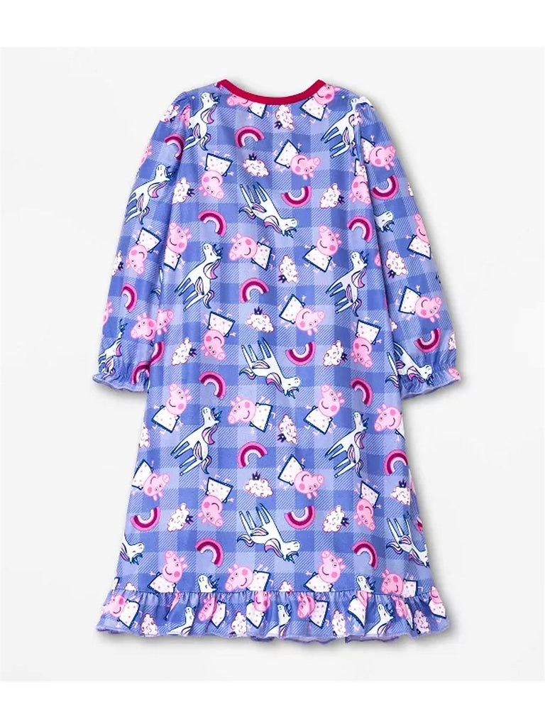 Peppa Pig Toddler Girls' Nightgown Long Sleeve Pajama