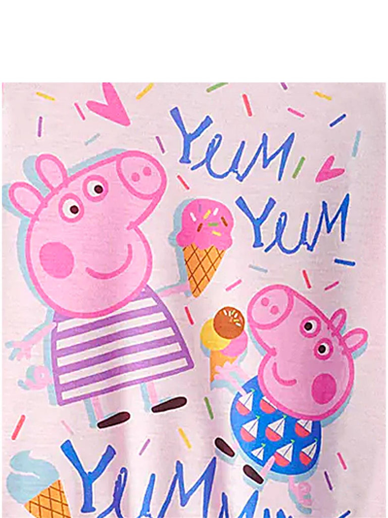 Peppa Pig Girls' Pajama, 3 Piece Sleepwear Set