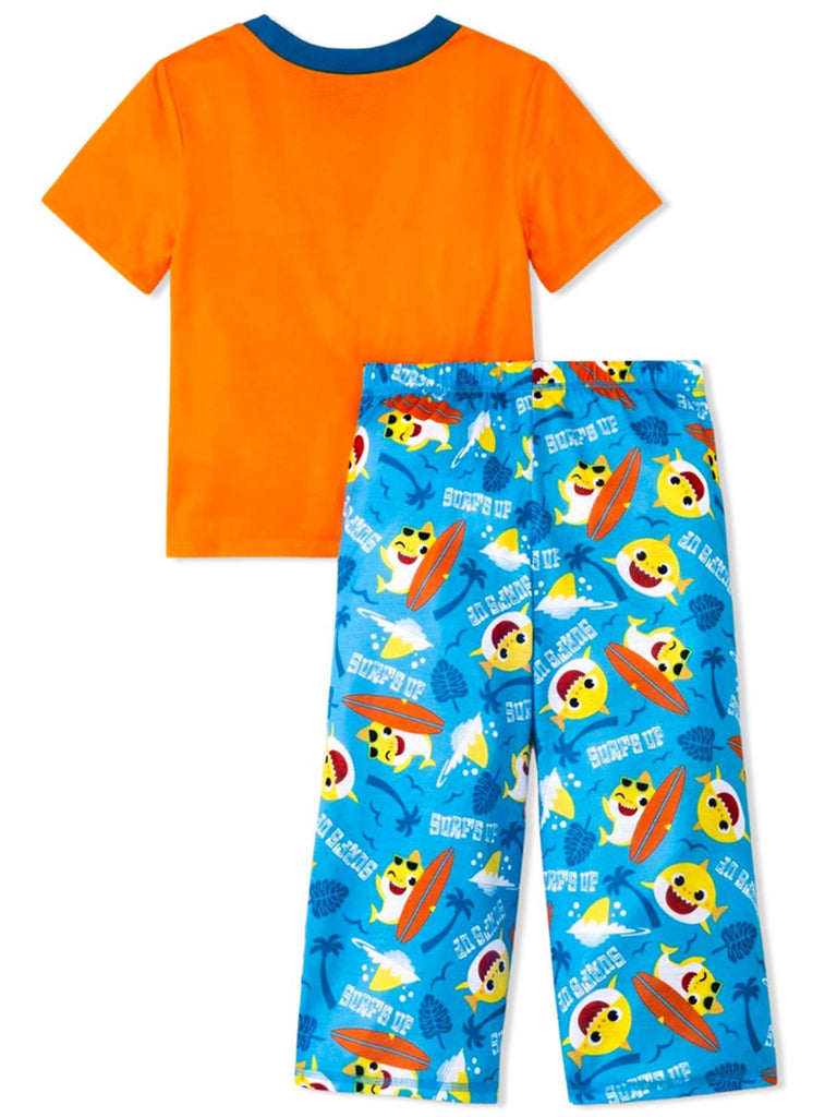 Baby Shark Boys' Pajama, 2 Piece Sleepwear Set