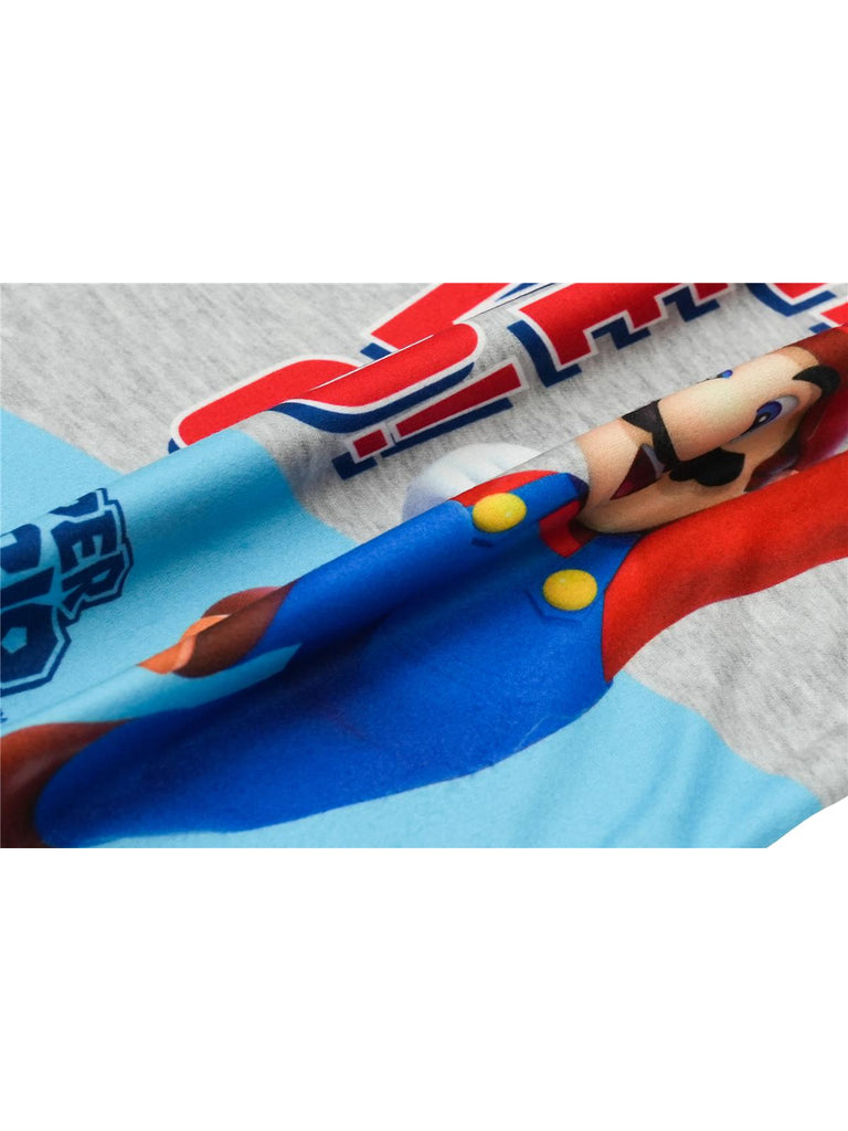 Super Mario Boys' 2 Piece Fleece Pajama Set