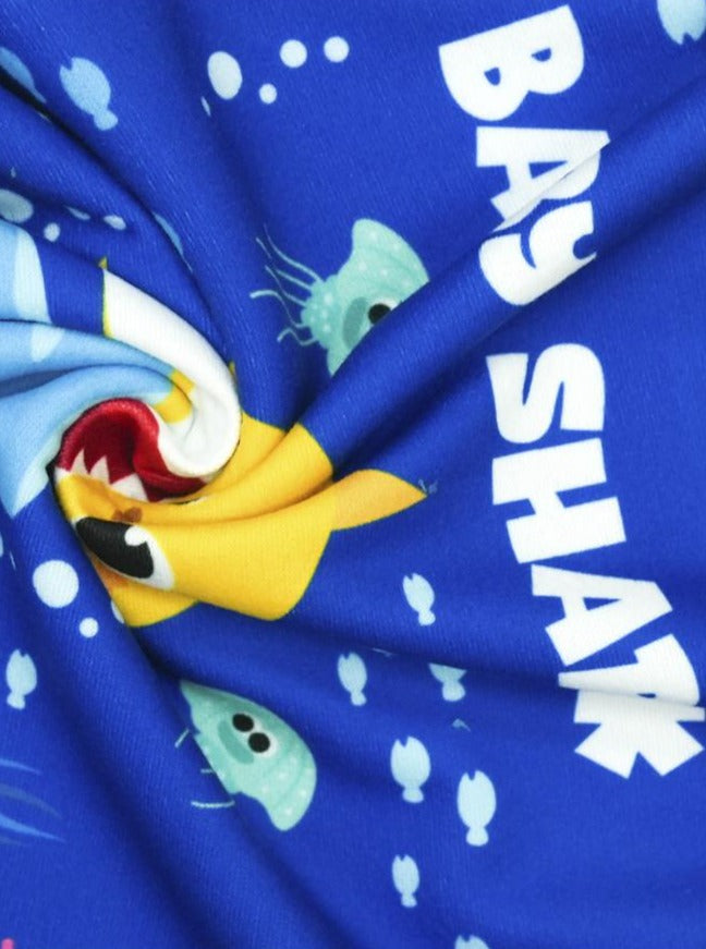 Baby Shark Boys' 2 Piece Fleece Pajama Set