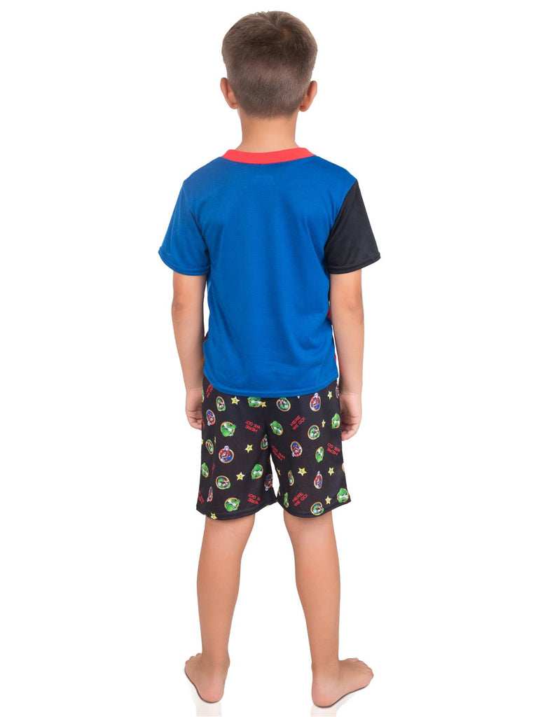 SUPER MARIO Boys' Pajama Set, Yoshi Mario Luigi, Sizes 4-10