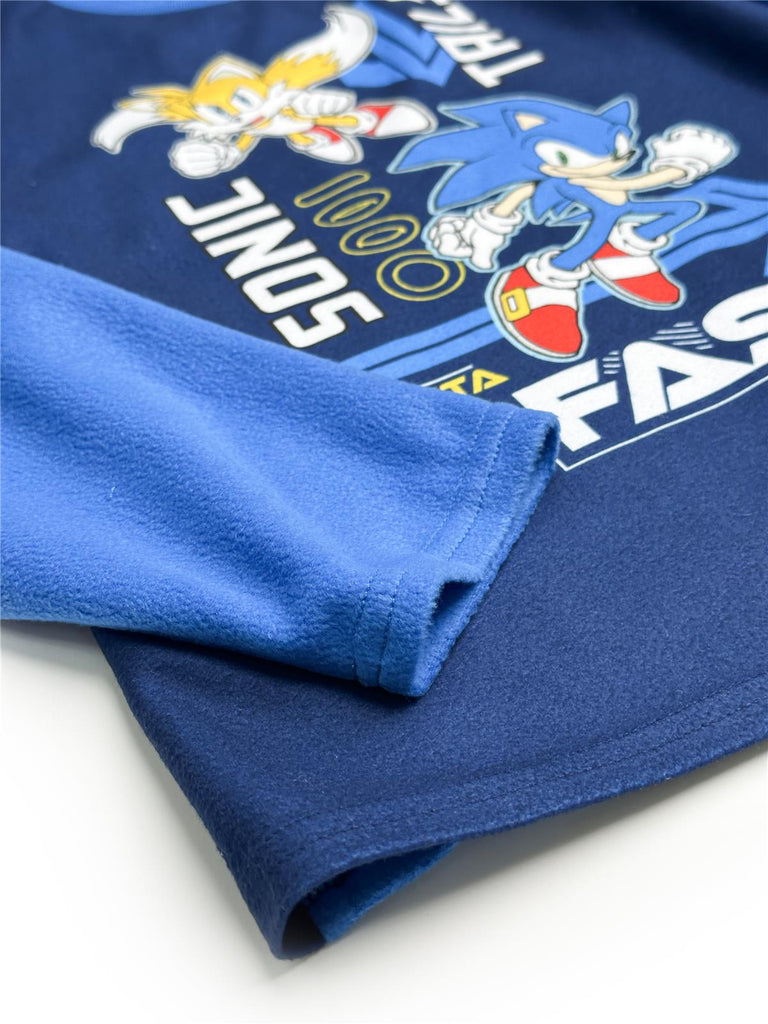 Sonic The Hedgehog Boys Gotta Go Fast Long Sleeve Kids 2-Piece Pajama Set