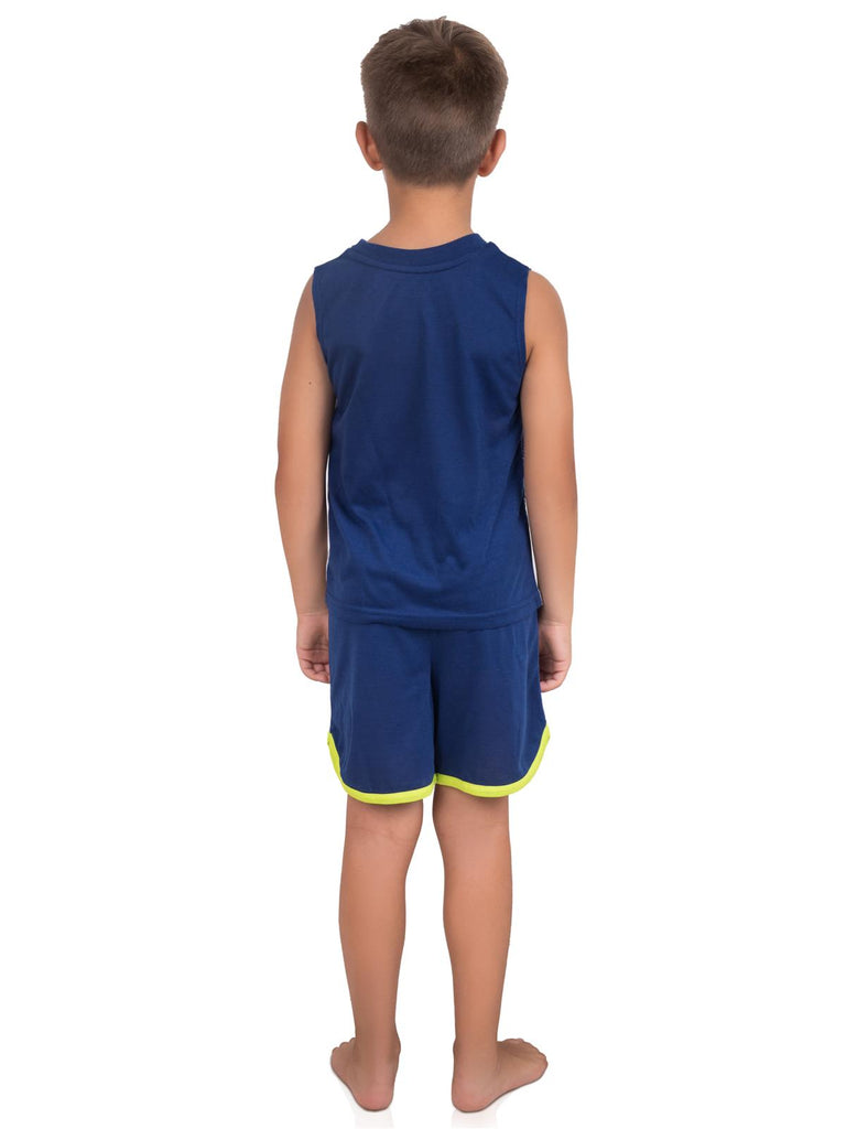 Saint Eve Boys 2 Piece Tie Dye Pajama Set, Tank and Shorts