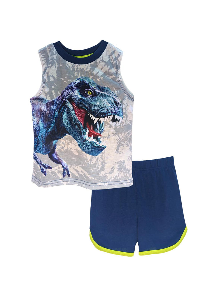Saint Eve Boys 2 Piece Tie Dye Pajama Set, Tank and Shorts