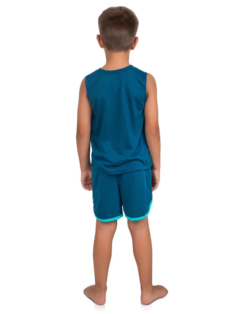 Saint Eve Boys 2 Piece Tie Dye Pajama Set, Tank and Shorts