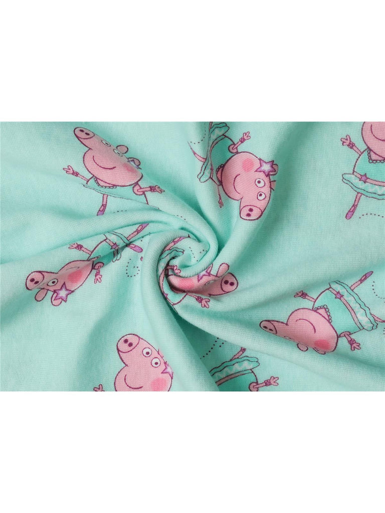 Peppa Pig Girls' 4 Piece Cotton Pajama Set