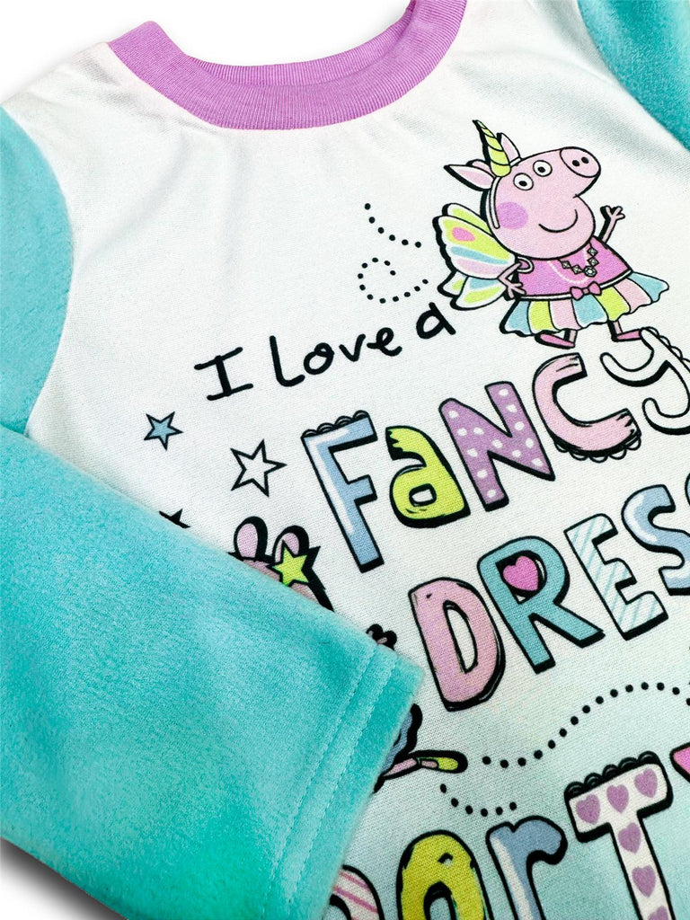 Peppa Pig Toddler Girls Fancy Dress Party 2 Piece Pajama Set