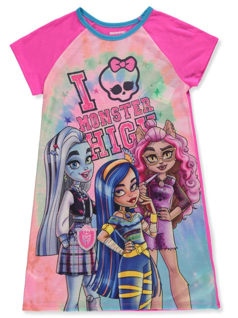 Monster High I Love MH Girls Nightgown Loungewear