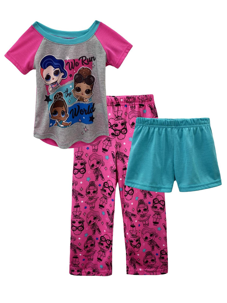 L.O.L. Surprise! Girls' 3-Piece Pajama Set