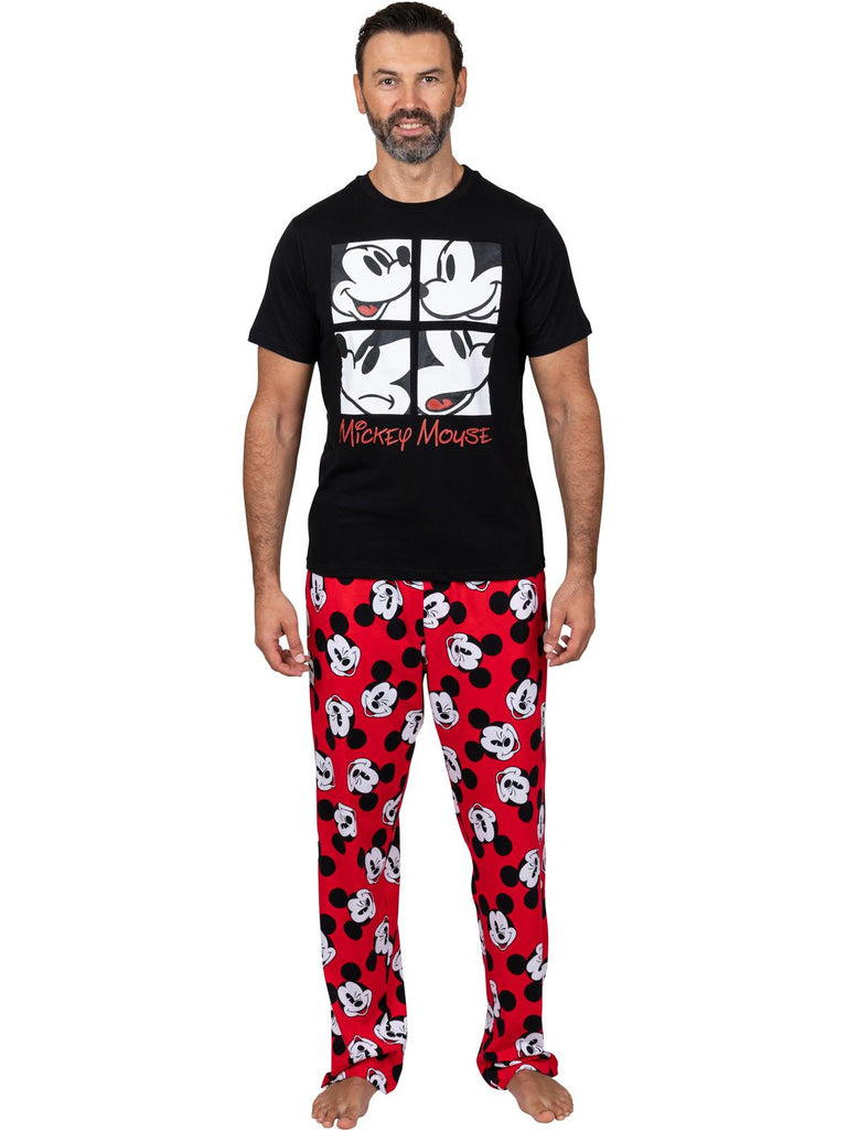 Disney Men's Mickey Mouse Pajama Tee and Lounge Pant Set, The True Original