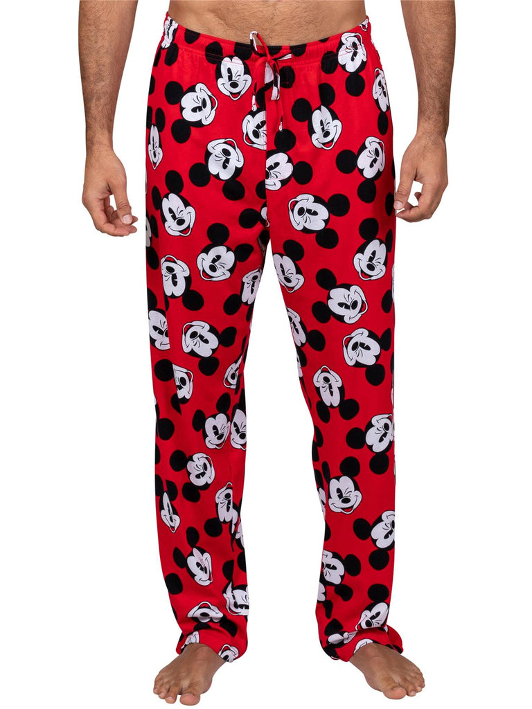 Disney Men's Mickey Mouse Pajama Lounge Pants Sleepwear Bottoms