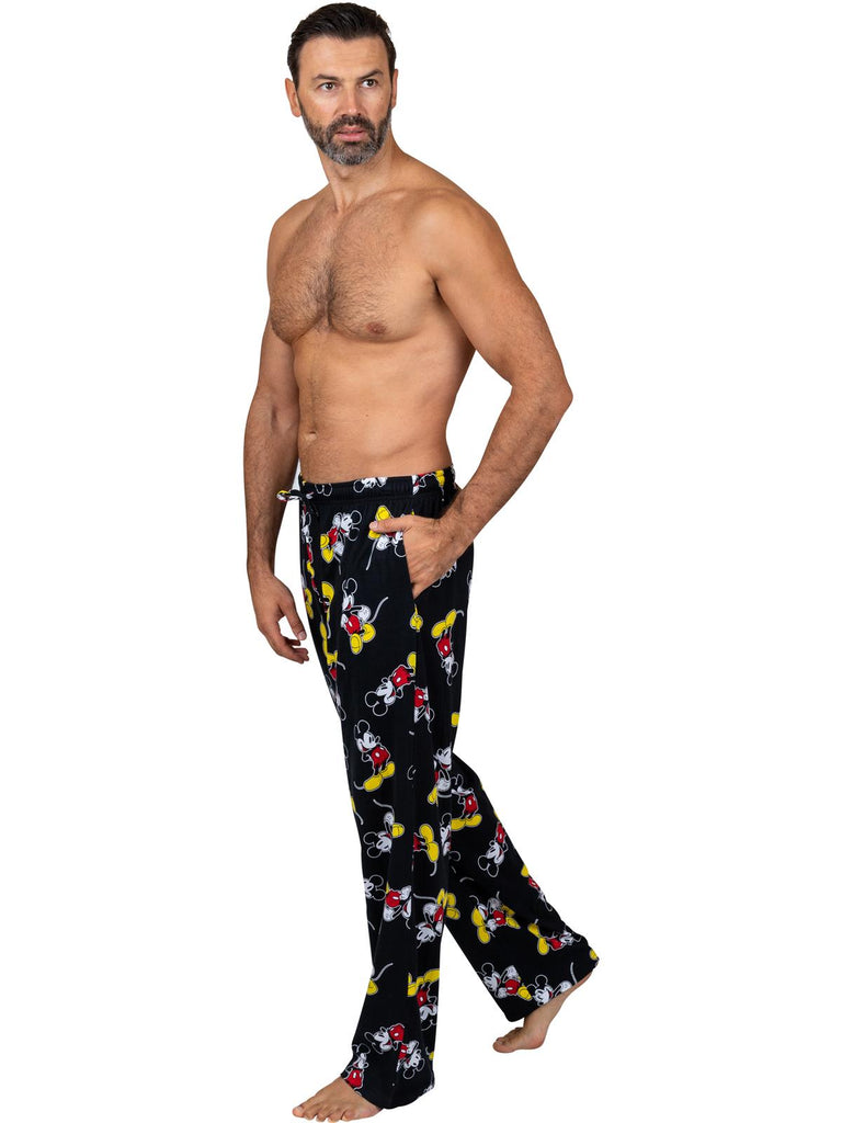 Disney Men's Classic Mickey Mouse Pajama Lounge Pants Sleepwear Bottoms