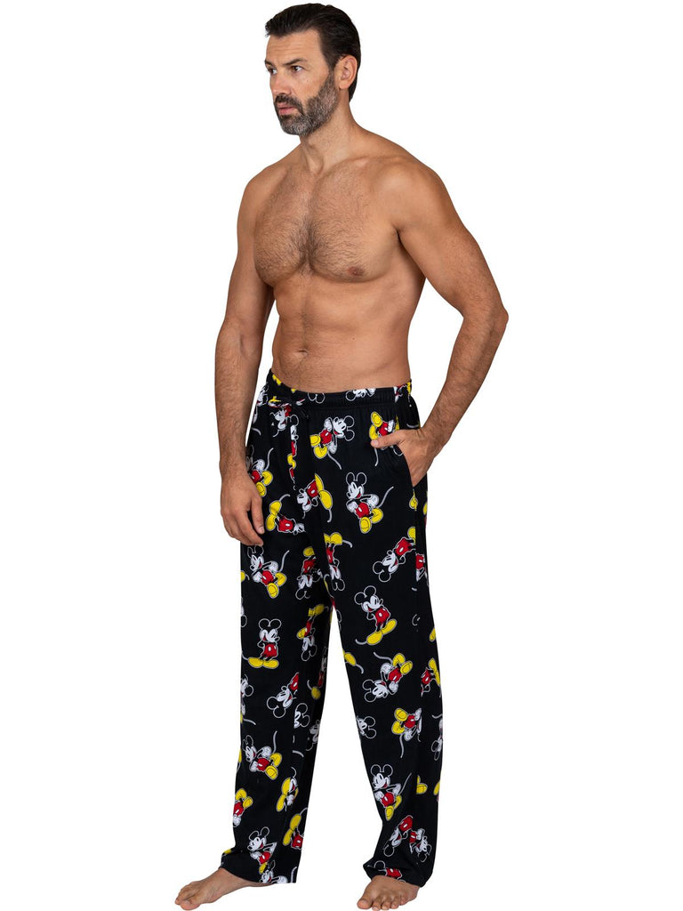 Disney Men's Classic Mickey Mouse Pajama Lounge Pants Sleepwear Bottoms