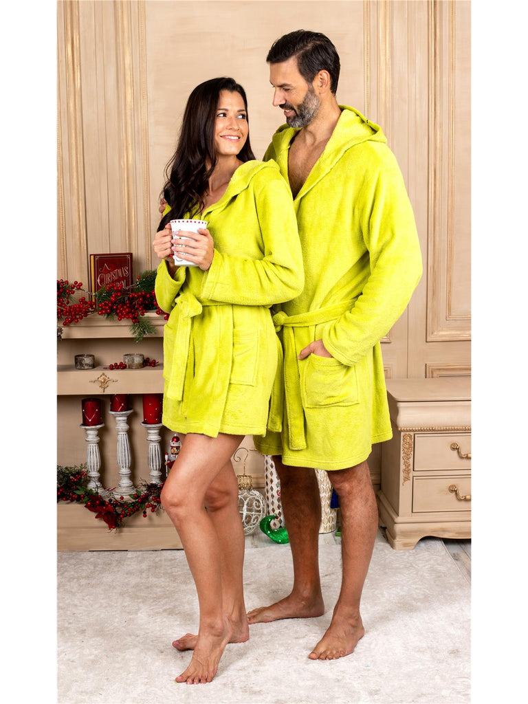 Dr. Seuss Mr. & Mrs. Grinch Plush Bathrobe Loungewear