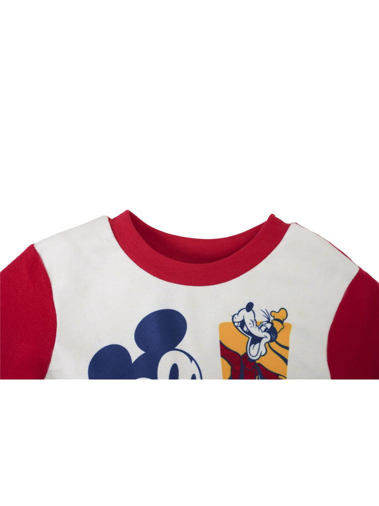 Disney Mickey Mouse Boys' 2 Piece Fleece Pajama Set