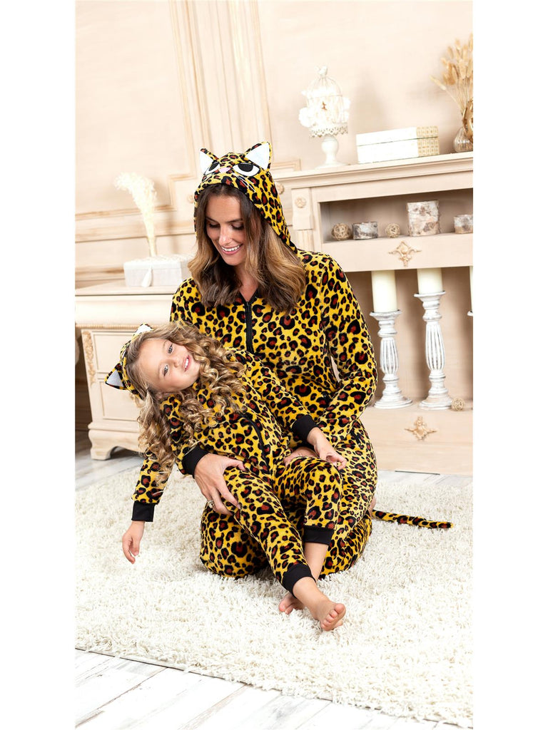 Mommy and Me Cheetah Onesie Pajama