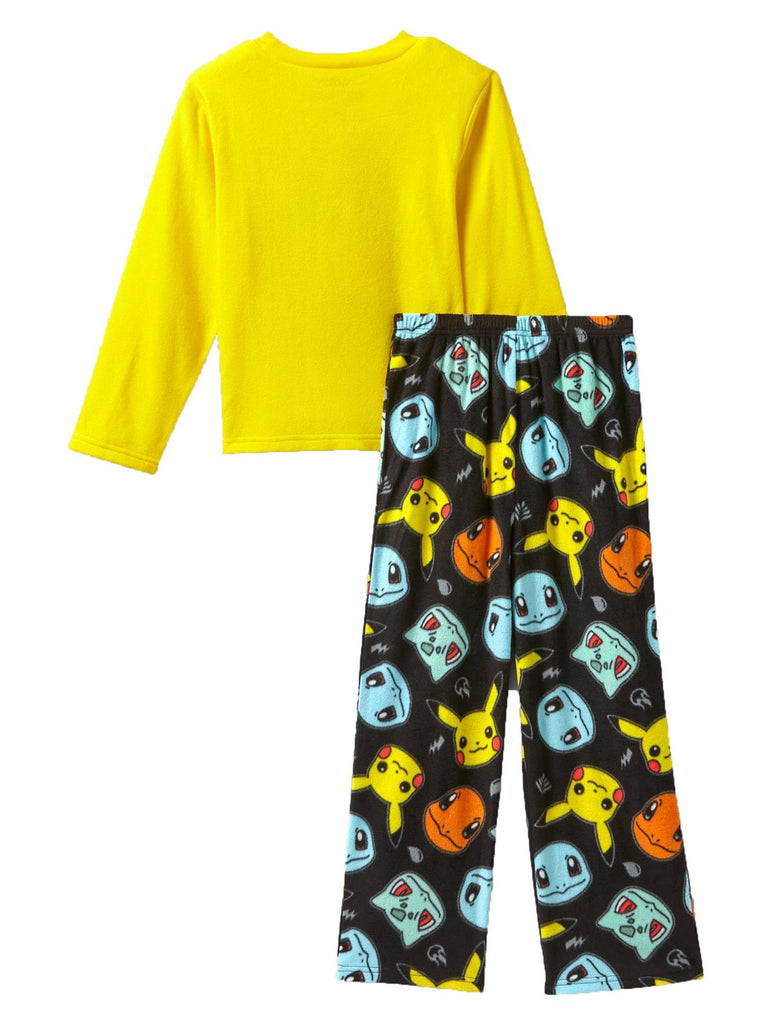 Pokemon Boys' 2 Piece Fleece Pajama Set