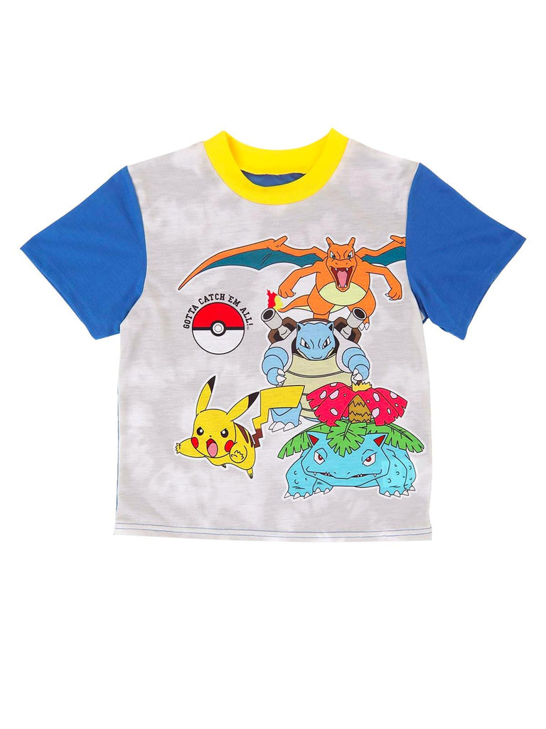 Pokemon Boys' Pajama, 2 Piece Sleepwear Set