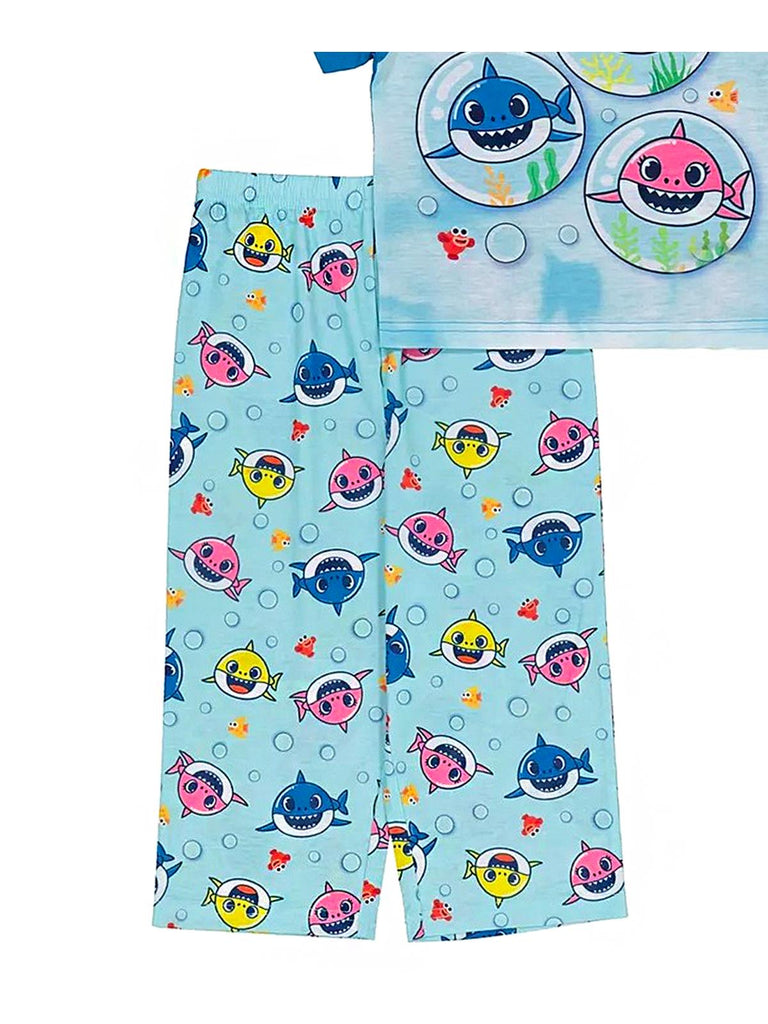 Baby Shark Boys' Pajama, 2 Piece Sleepwear Set