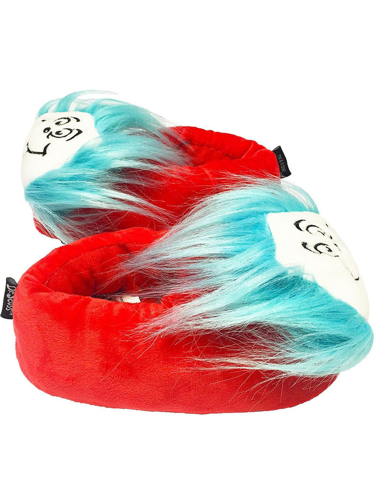 Dr. Seuss Thing 1 & 2 Kids Plush Slipper Shoes