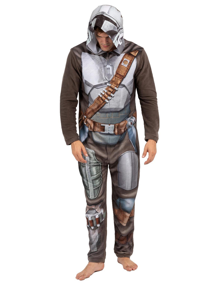 Star Wars Mandalorian Men's Onesie Pajama Costume