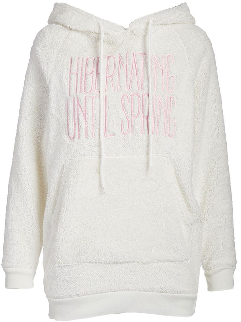 Polar Bear "Hibernating until Spring" Hoodie