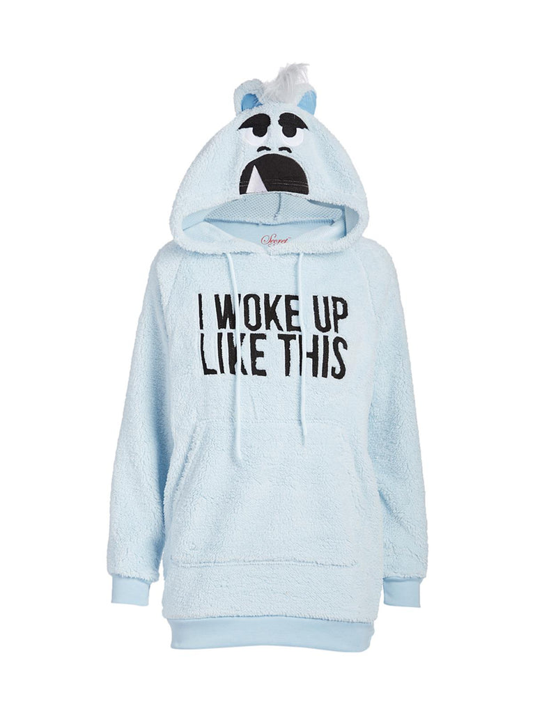 Yeti "I Woke Up Like This  " Woman Hoodie