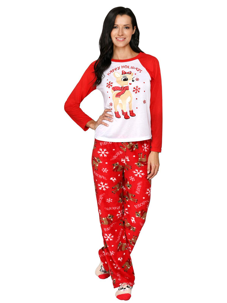 Rudolph the Red-Nosed Reindeer Clarice Family Matching Pajama 3 Piece Set