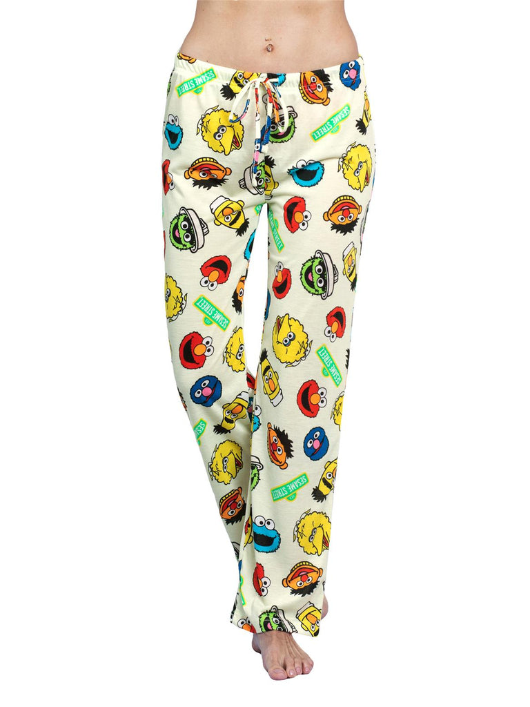 Sesame Street Women's Pajama Lounge Pants with Big Bird and Friends