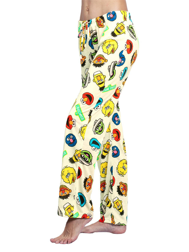 Sesame Street Women's Pajama Lounge Pants with Big Bird and Friends