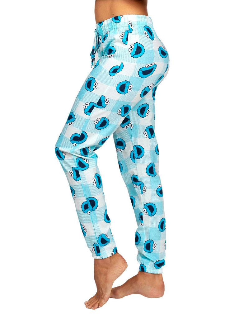 Sesame Street Cookie Monster Women's Pajama Pants Lounge Jogger